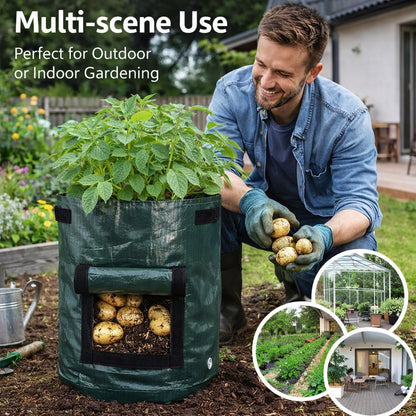 🥔 Garden Cloth Planting Bags – Breathable & Easy Harvest Grow Bags 🔥