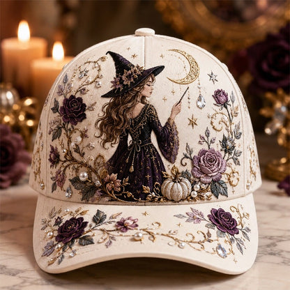 🔥HOT SALE 50% OFF - 🧙‍♀️✨3D Halloween Embroidery Cap🧢(Breathable & Lightweight Comfort & Unisex Fit)