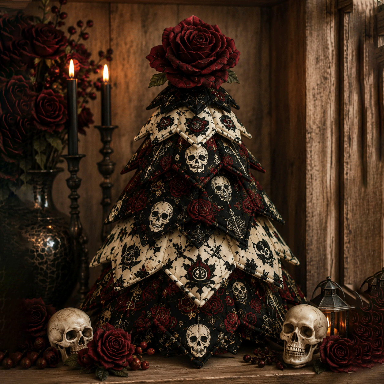 🔥HOT SALE🎃 DIY Halloween Quilted Fabric Tree Kit
