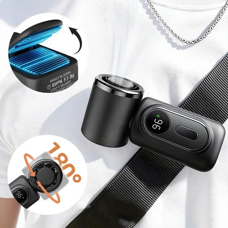 🔥2026 Mini Portable Handheld Clip Fan