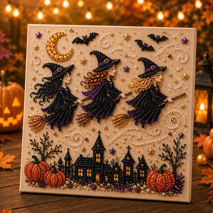 🔥Last Day 49% OFF - 🎃Halloween Theme Pearl Art DIY Kit 👻
