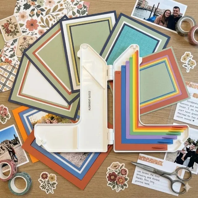 Paper Crafting Alignment Guide Set with Case