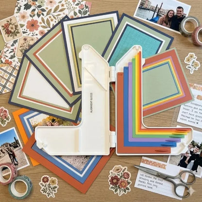 Paper Crafting Alignment Guide Set with Case