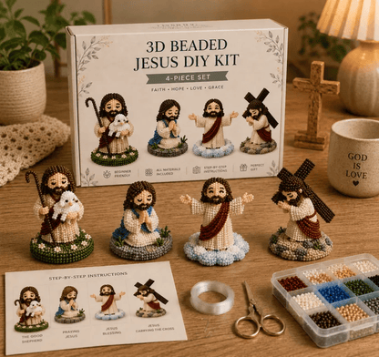 🔥LAST DAY 50% OFF - 🙏✨ Bead Your Blessings – Christian Faith Art Kit
