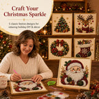 🎄LAST DAY 49% OFF – DIY Christmas Pearl Diamond Painting Art Kit With Frame
