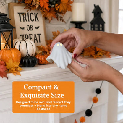 🔥A Tiny Ghost That Lights Up the Night — Cute Glowing Decor for Porch, Window & Halloween👻
