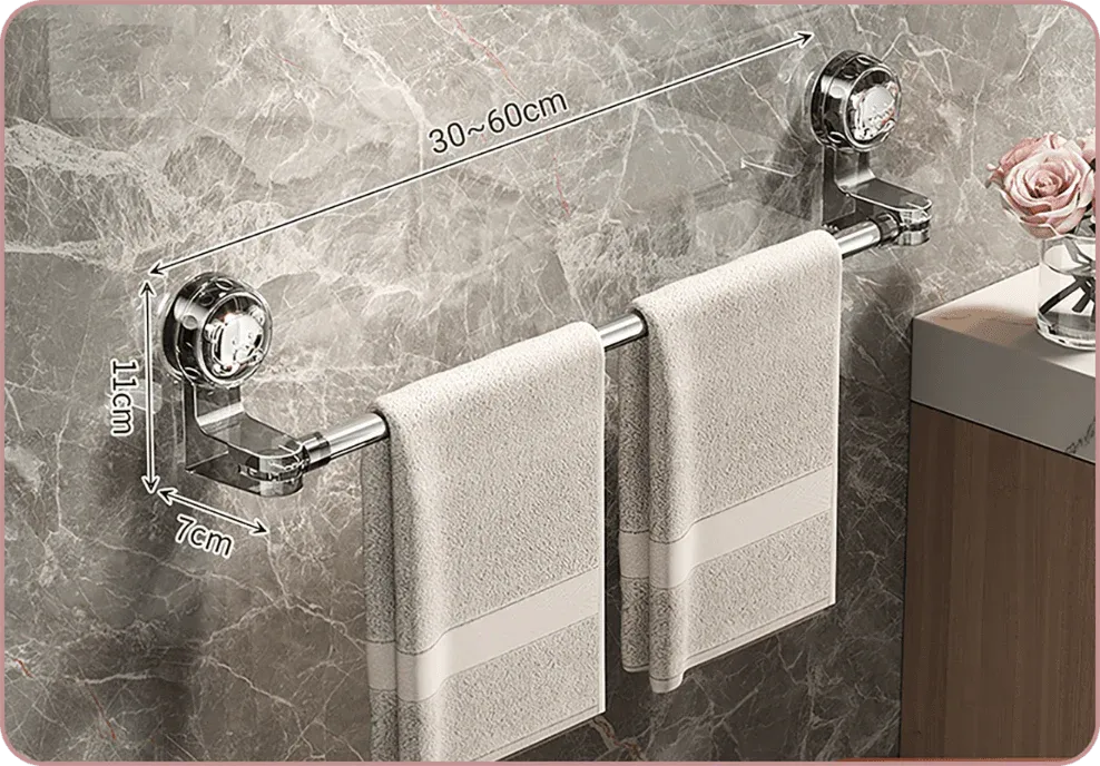 ✨✨Adjustable Suction Cup Towel Bar