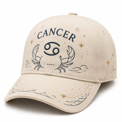 🔥HOT SALE ♈12 Zodiac Signs Embroidered Cap Collection – Celestial Hats Made for Every Personality