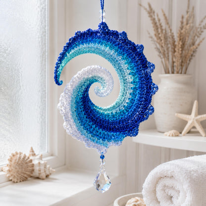 Ocean Wave Crochet Wind Spinner Diy Kit