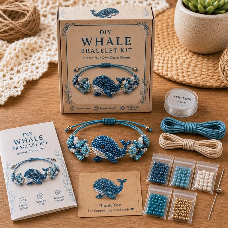 🔥50% Off Last Day -🐙DIY Beaded Bracelet Making Kit