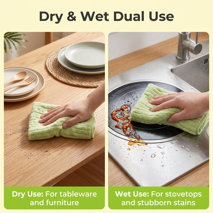 ✨Buy 1 Get 1 Free✨Bamboo microfiber tear-away antibacterial cleaning cloth