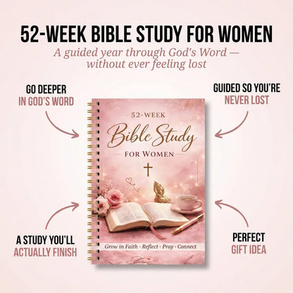 ✝️🙏The Bible in a Year for Women: 52-Week Guided Study📚