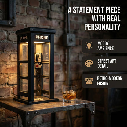 ✨Vintage Phone Booth Ambient Lamp- 🎁Light up Every Cozy Corner💛