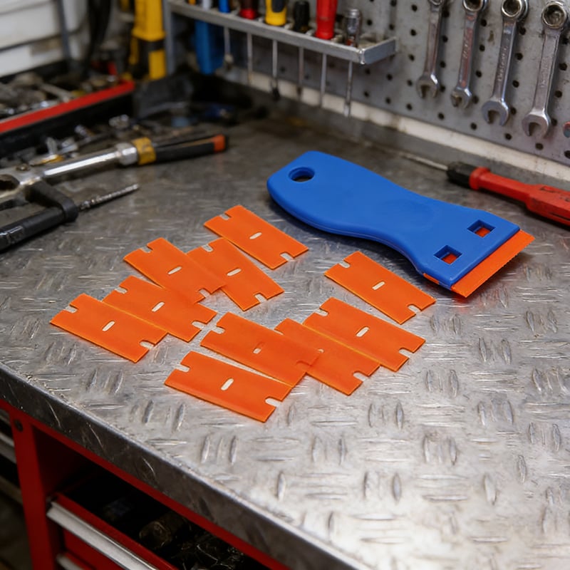Plastic Razor Blade Scraper