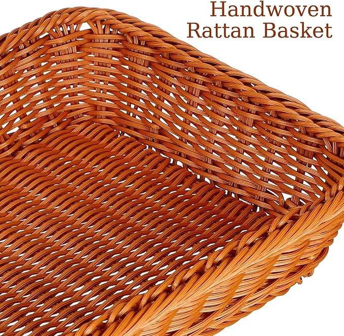 Woven Serving Basket with Clear Acrylic Cover 🧺✨