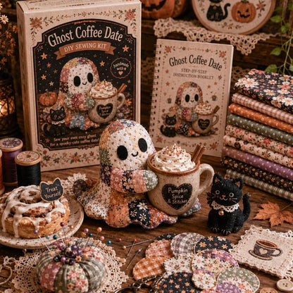 🔥49% Off Last Day - 👻Little Ghost’s Cozy Halloween DIY Patchwork Kit