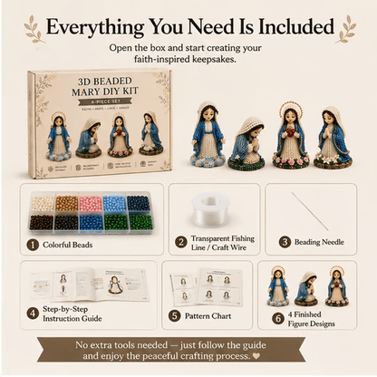 🔥LAST DAY 50% OFF - 🙏✨ Bead Your Blessings – Christian Faith Art Kit