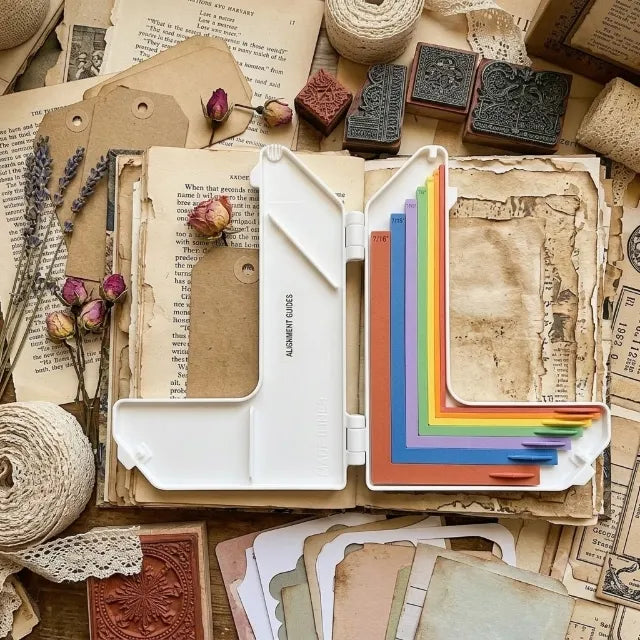 Paper Crafting Alignment Guide Set with Case