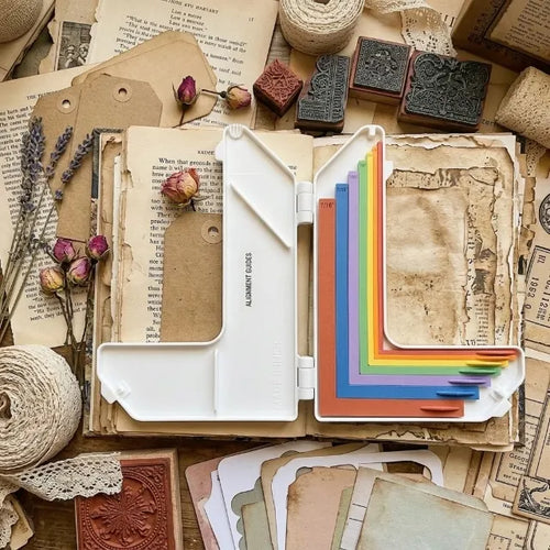 Paper Crafting Alignment Guide Set with Case