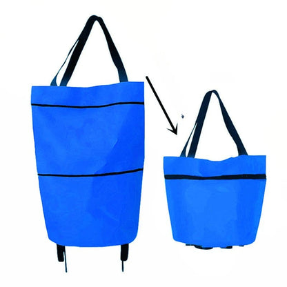 🔥HOT SALE 50% OFF - 🛍️Foldable 2-in-1 Shopping Bag