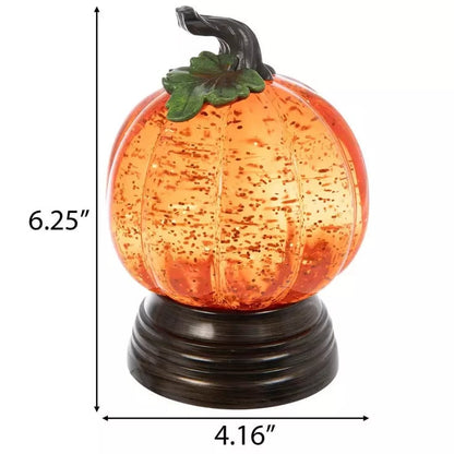 🔥HOT SALE 49% OFF - 🎃🍂Glitter Lighted Pumpkin Snow Globe
