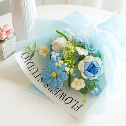 💕Mother's Day Special Sale💕Handmade Delicate Crochet Flower Bouquet
