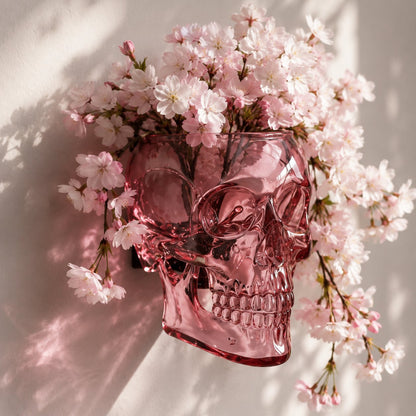 🔥Last Day 49% OFF-Gothic Skull Wall Vase 💀🌸