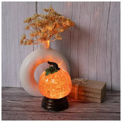 🔥HOT SALE 49% OFF - 🎃🍂Glitter Lighted Pumpkin Snow Globe