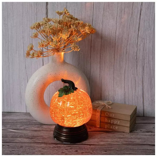 🔥HOT SALE 49% OFF - 🎃🍂Glitter Lighted Pumpkin Snow Globe