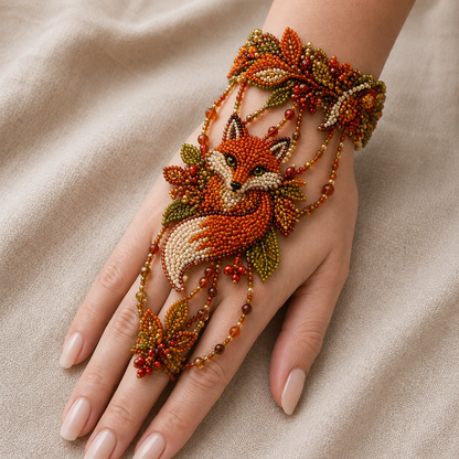 🔥Save 49%  – NEW ARRIVAL✨ DIY Beaded Hand Bracelet Kit – Create Your Own Wearable Art🔥