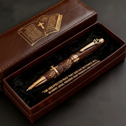 🔥✝️ "God's Blessing" Bible Commemorative Pen🖋️