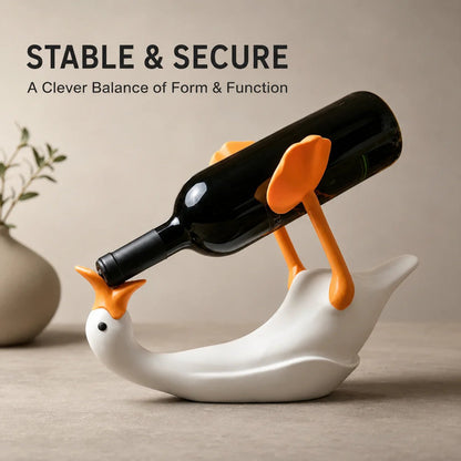 🔥Hot Sale⚡🪿 Goose-Shaped Wine Bottle Holder🍷 ✨