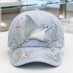 🔥 Last Day 49% OFF – 🌊 3D Ocean Creatures Embroidery Cap