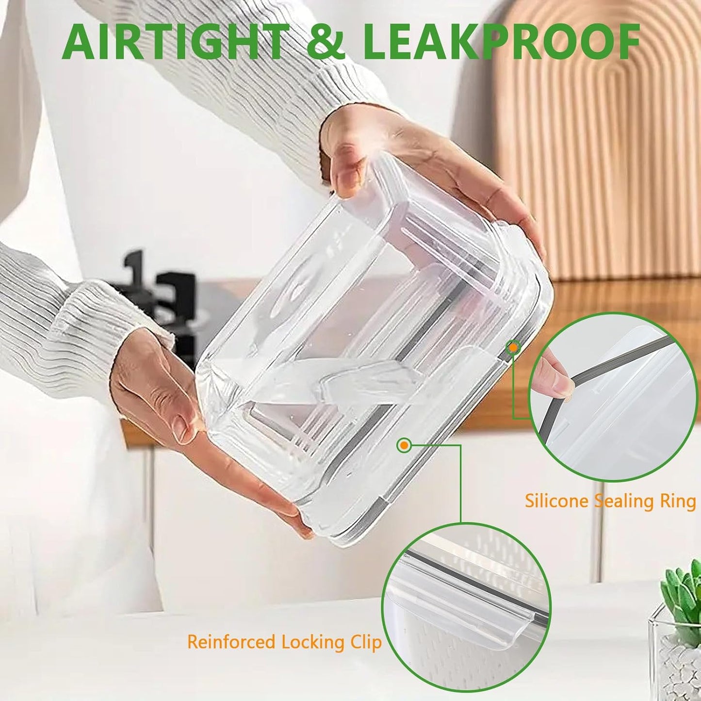 🍓 Refrigerator Food Storage Containers – Keep Fruits Fresh