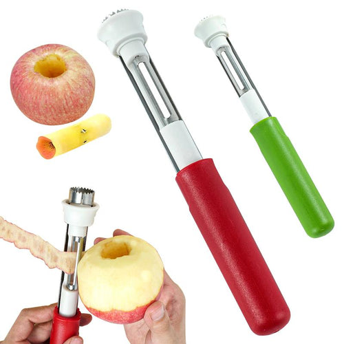 🍎2-in-1 Apple Corer and Peeler - Stainless Steel Fruit Corer
