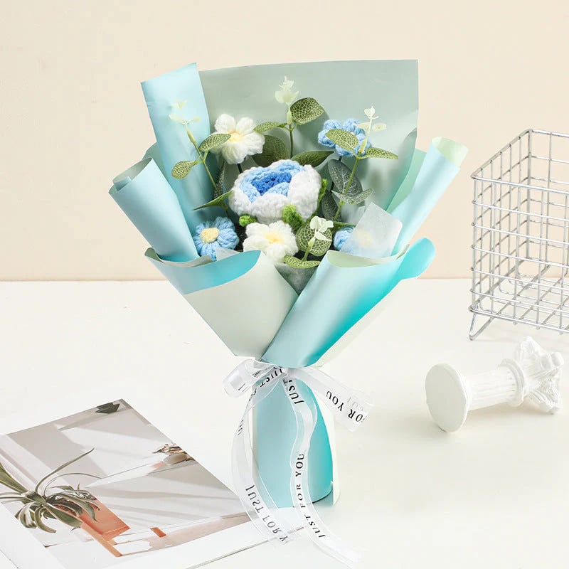 💕Mother's Day Special Sale💕Handmade Delicate Crochet Flower Bouquet