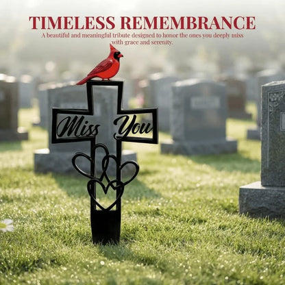 🐦💖Metal Cemetery Memorial Plaque for Remembrance✝️