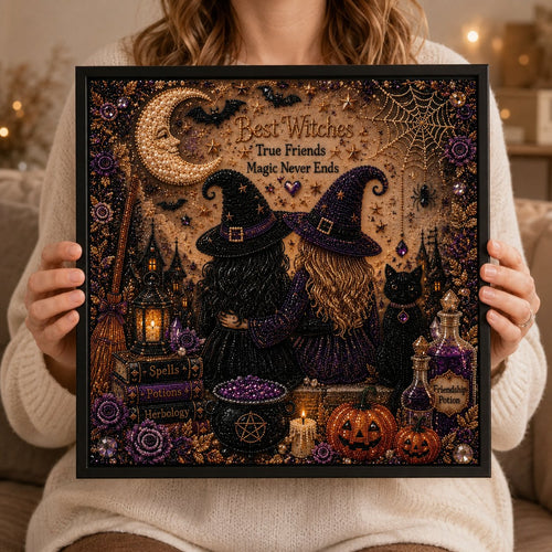 🔥Last Day 49% OFF - 👻 Cute Ghosts Pumpkins 3D Pearl Mosaic Art Kit Halloween Decor (No Mess, Beginner), Age 8+