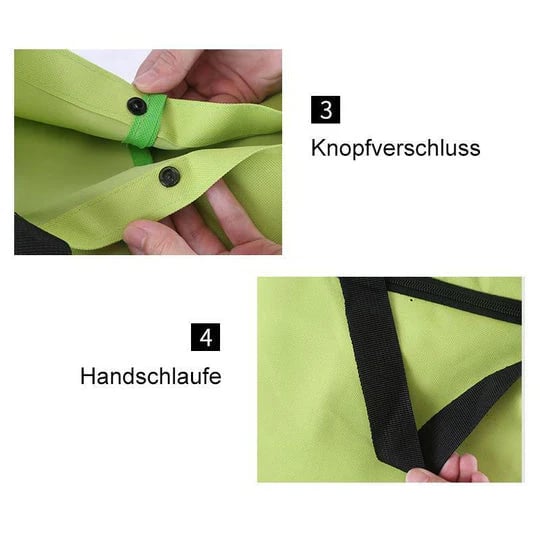 🔥HOT SALE 50% OFF - 🛍️Foldable 2-in-1 Shopping Bag