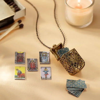 🔥HOT SALE 49% OFF - 📿Tiny Tarot Deck Necklace