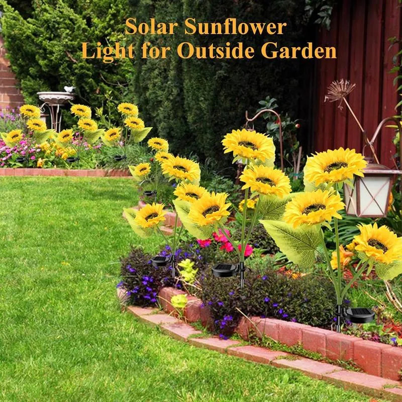 🌞Solar LED Sunflower Garden Lights-29.6inch/74cm