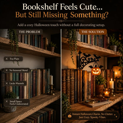 📚 Where Every Shelf Tells a Story——Halloween Edition Library Shelf Lanterns