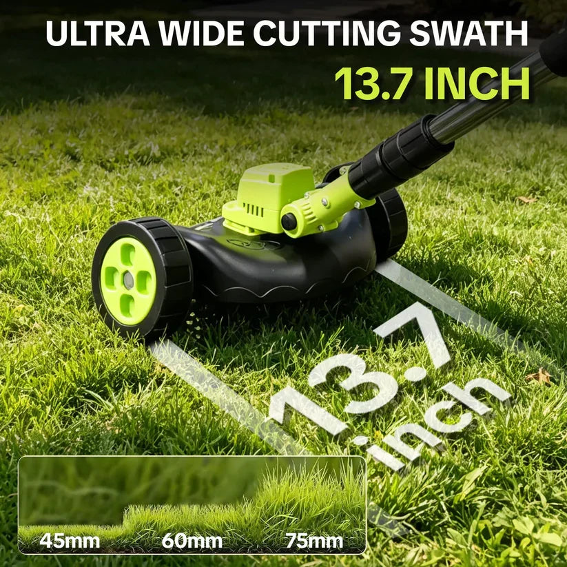 🛠️ LIMITED-TIME 59% OFF! ✨3-in-1 Cordless Lawn Mower with 2×21V Batteries