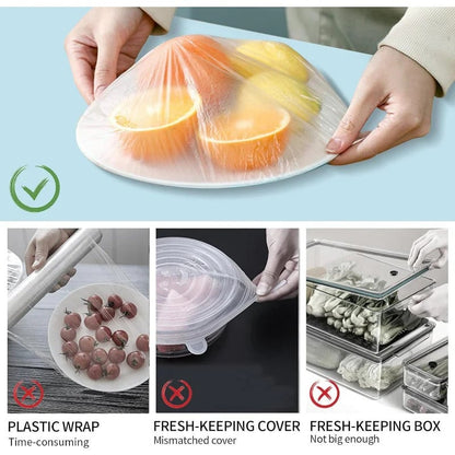 Fresh Keeping Bags – Elastic Plastic Bowl Covers