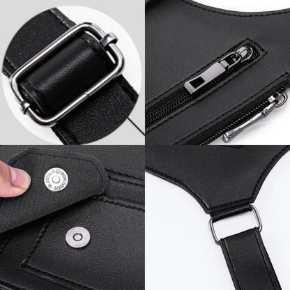 🔥2026 Hot Sale 50% OFF!🔥-Premium Leather Adjustable Underarm Shoulder Bag for Men & Women