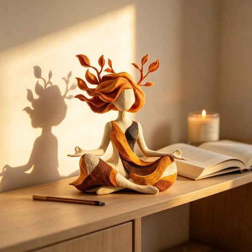🌿 Inner Peace Rise | Abstract Growth Sculpture