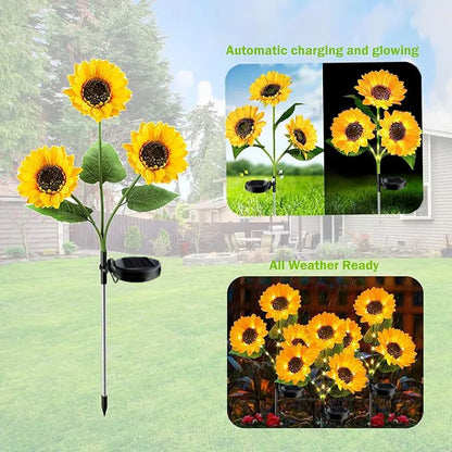 🌞Solar LED Sunflower Garden Lights-29.6inch/74cm