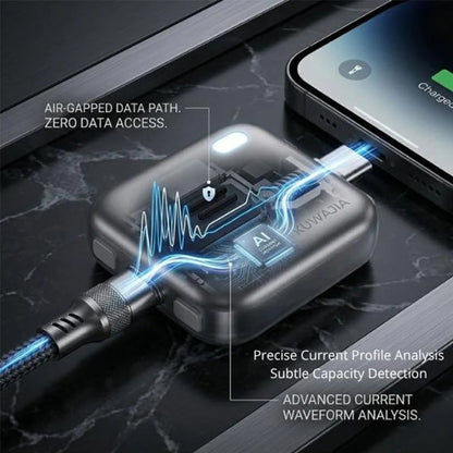 ⚡ 140W Fast Charger ✅ AI Auto-Disconnect & Battery Protection | Safe Overnight Charging 🔋