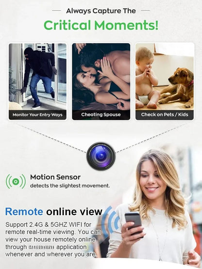 📸Mini WIFI Camera 1080P HD - Night Vision Included-🔥FreeShipping🔥