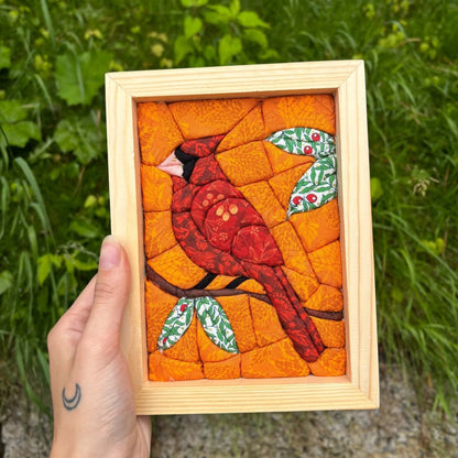🧵 Premium No-Sew Kinusaiga Fabric Art Kit | Layered Fabric Tucking Craft with Nature-Inspired Designs DIY Handmade Textile Decor ✨